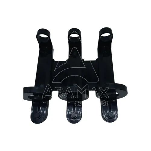 soporte dispensador pared resistente amenitie recargas plástico abs triple