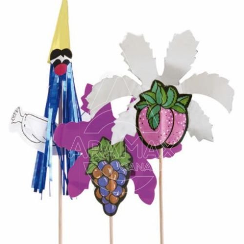 ADORNO HELADO METALIZAD  FANTASÍA 15CM  SURT  100