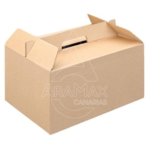 CAJA MALETA ASA PICNIC 24 5x13 5x12CM CARTÓN OND