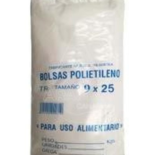 BOLSAS LDPE 90x250MM MAQUINA SELLADORA 1000 UNID