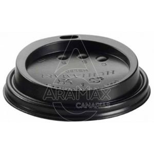 TAPA TRAVEL NEGRA PS VASO CARTÓN D/60 4OZ  500 UNI