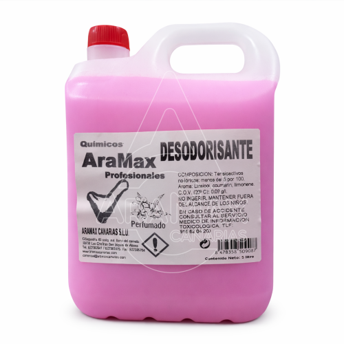 desodorizante profesional quita olor aroma floral 5l