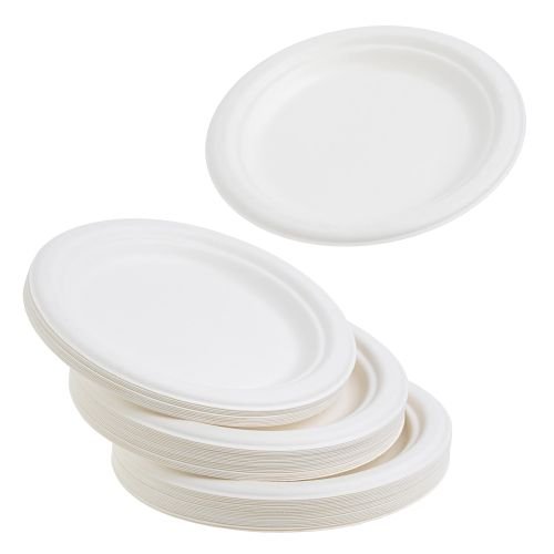 PLATOS FIBRA DE CAÑA DE AZUCAR
