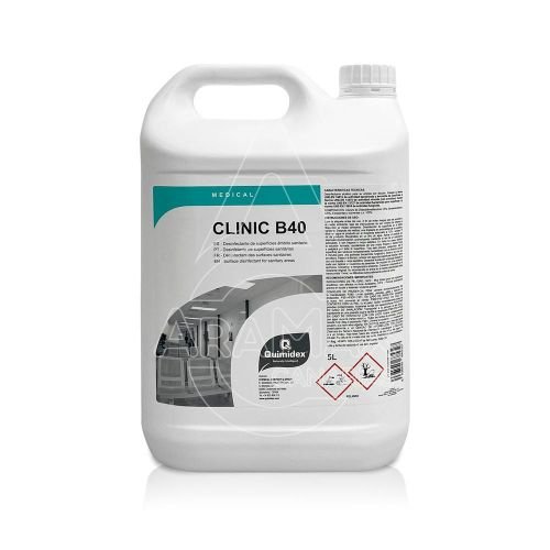 CLINIC B40 5L  DESINFECTANTE BACTERI  FUNGI  VIRUC