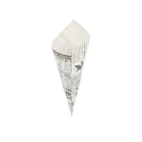 CONO FRITAS TIMES 29 5x21CM ANTIGRASAS 250 UNID