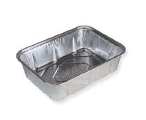ENVASE ALUMINIO 2600CC 321x262x47MM  100 UNID   C/