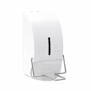 dispenador dosificador jabon manos codo uso hospitalario sin contacto blanco