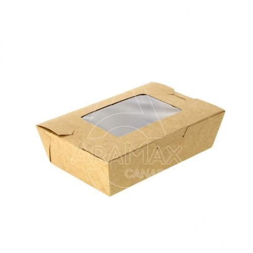 ENSALADERAS KRAFT CON VENTANA DE CELULOSA