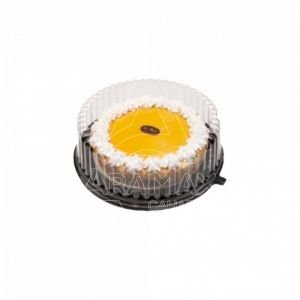 BASE PORTA TARTAS REDONDO PET D/28CM  B/NEGRA 90 U