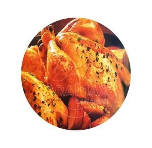 TAPA ENVASE ALUMINIO POLLO RED  1900CC M/PERF  100