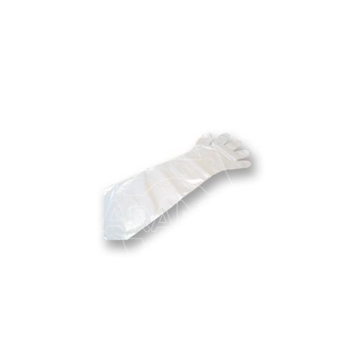 guantes plastico largo pack 100 veterinaria