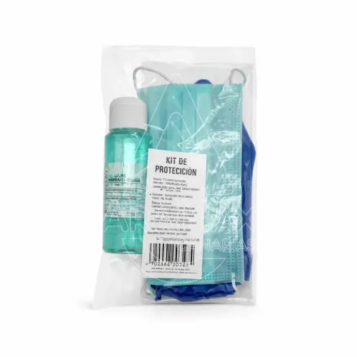 kit proteccion completo mascarilla guante nitrilo gel hidroalcoholico