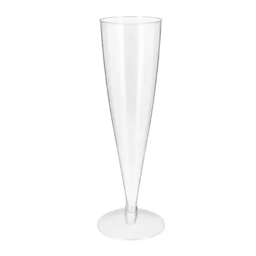 copa desechable para cava pie negro 150ml 2p 6 unidades