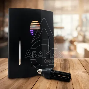 maquina atrapainsectos negro elegante profesional