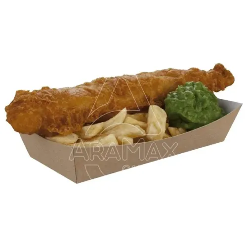 barqueta larga carton kraft