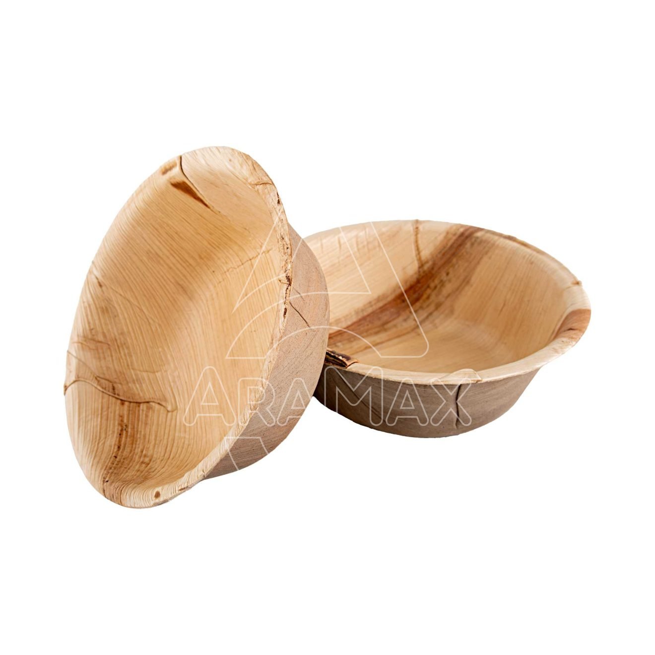 10 38008 bowls compostables de hoja de palma redondos aramax canarias