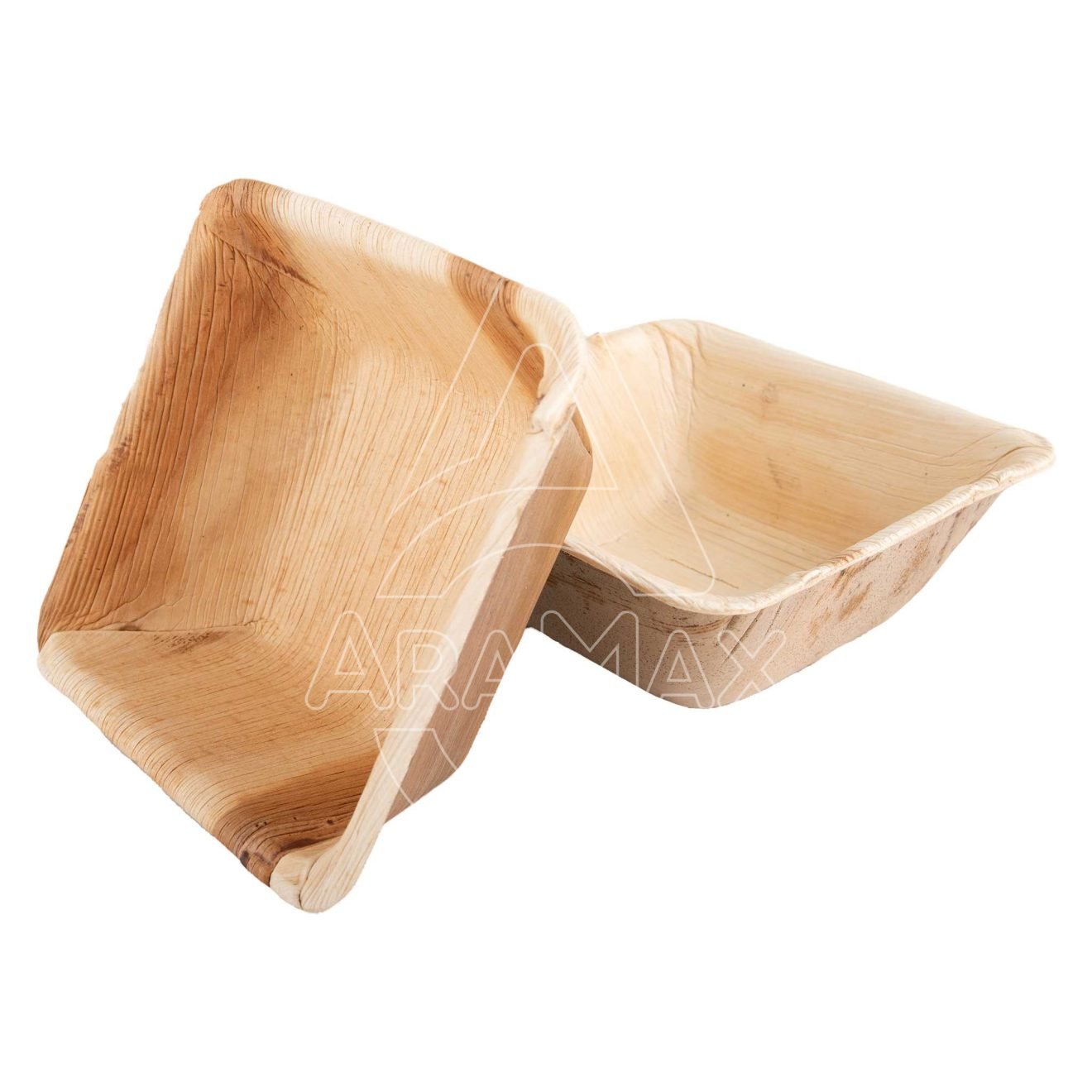 10 38010 bowls compostables de hoja de palma cuadrados aramax canarias