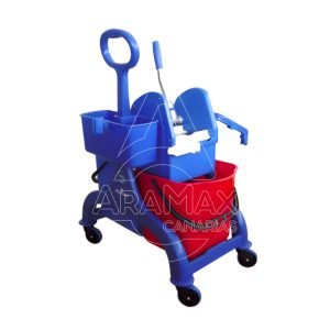 12 04234 carro doble compyprensamanillar lateralsoportecesta 59x69x93cm aramax canarias