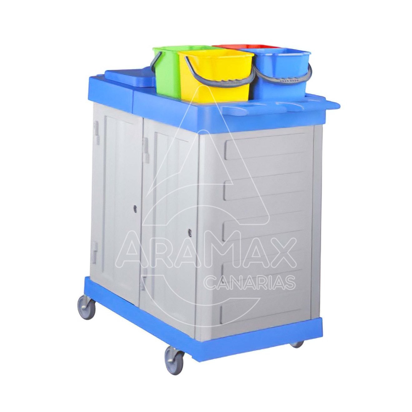 12 04250 carro closed jack 106 con 2 cabinas con llave 70x110x118cm aramax canarias
