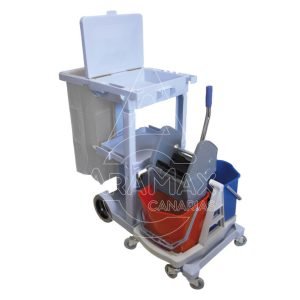 12 04274 carro rubby con tapa carro doble 2x18l 66x120x100cm aramax canarias