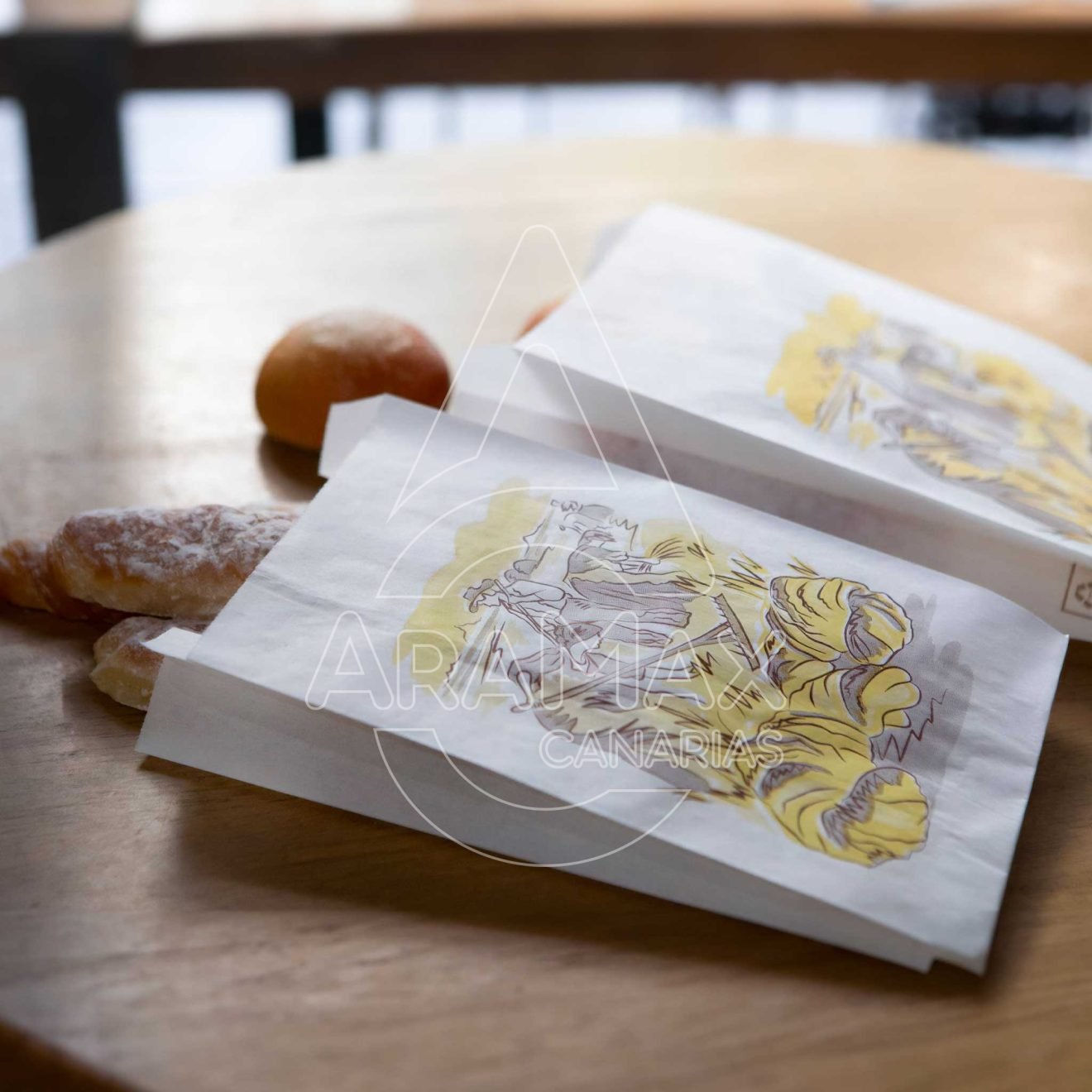 62 410 bolsas de panaderia blancas y kraft la siega aramax canarias