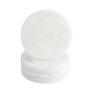 99 07800 posavasos redondos blancos 600gr m2 d 10 7mm aramax canarias