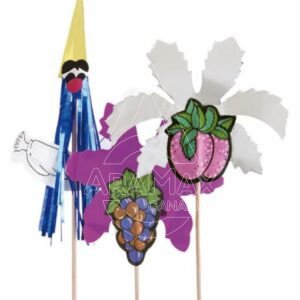 ADORNO HELADO METALIZAD  FANTASÍA 15CM  SURT  100 