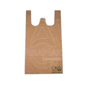   BOLSA CAMISETA TNT REUTILIZABLE 30x40x12 PAQ  50