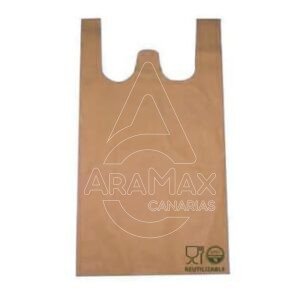 BOLSA CAMISETA TNT REUTILIZABLE 40x50x12 PAQ 1 UN