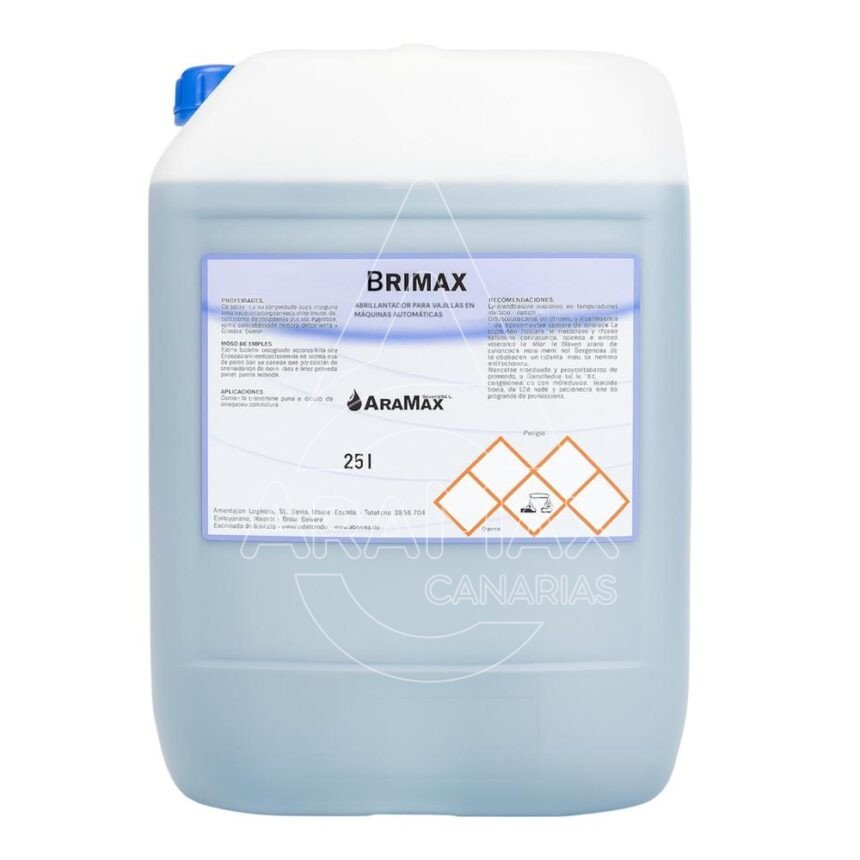 BRIMAX 25K  ABRILLANTADOR LAVAVAJILLAS MÁQUINA AUT