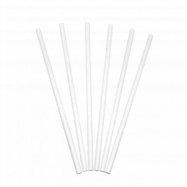 CAÑITA PAPEL BLANCA 8X230MM 185GR 500 UNID  C/5