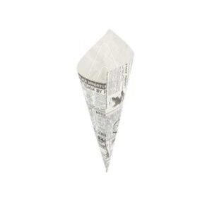   CONO FRITAS TIMES 29 5x21CM ANTIGRASAS 250 UNID 