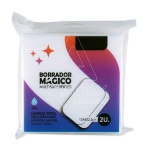 ESPONJA BORRADOR MÁGICO 12x6x3CM  PACK 2 UNID   C/