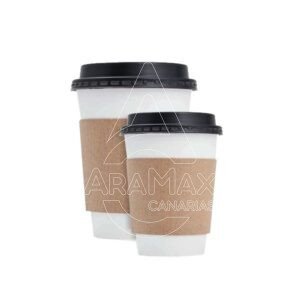 FAJAS DE CARTÓN KRAFT PARA VASOS DE 8OZ O 12OZ