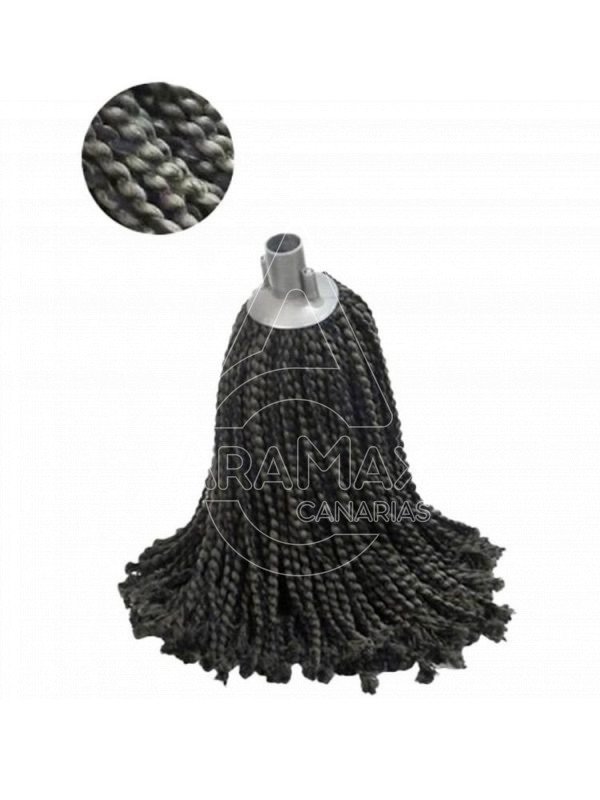 FREGONA MICROFIBRA TRENZADA NEGRA 105GMS  UNID   C