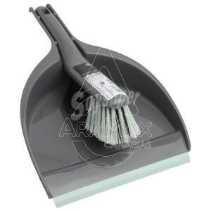 RECOGEDOR DE MANO CEPILLO PANADERO GRIS PLATA UN