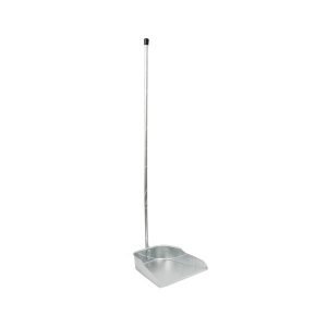 RECOGEDOR METÁLICO MANGO METAL ALTO UNIDAD  C/18 
