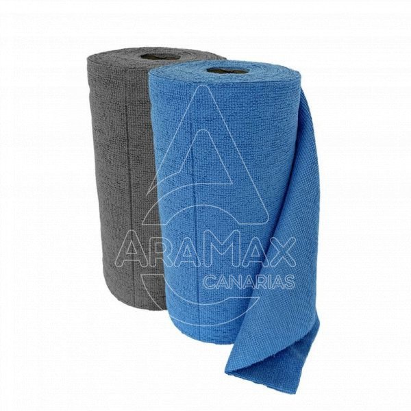 ROLLO BAYETAS MICROFIBRA 30PIEZ   GRIS 30x30CM  10