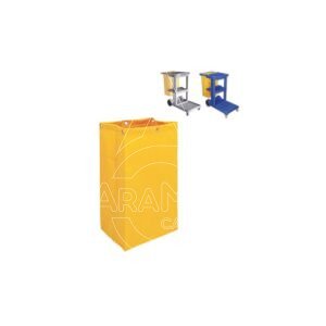 SACO AMARILLO PLASTIFICADO CARRO RUBBY 100 LITROS