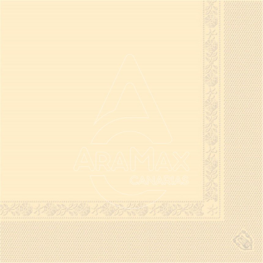 SERVILLETA 40X40 MARFIL TISSUE  2/CAPAS 1600 UNI