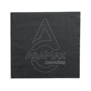 SERVILLETA 40x40 NEGRA CENEFA CELULOSA 2400 UNID