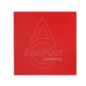 SERVILLETA 40x40 ROJO INTENSO CENEFA CELULOSA 1200