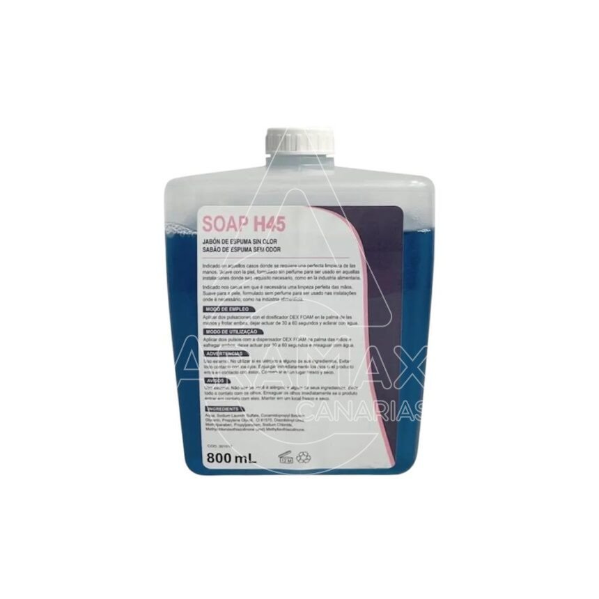 SOAP H45 800 GRMS  JABON ESPUMA FOAM HIGIENIZANTE