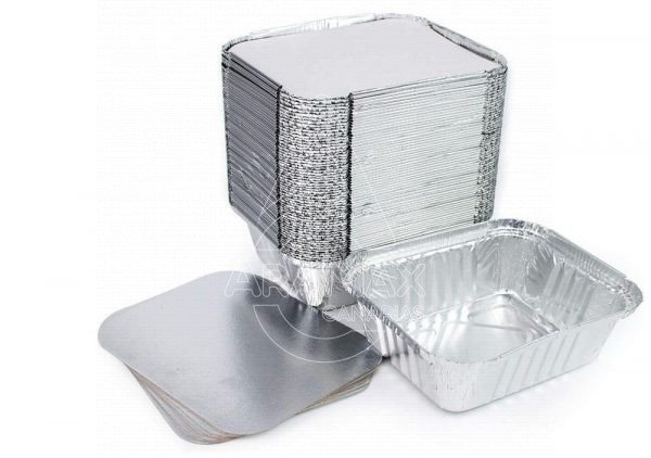 TAPA ENVASE ALUMINIO 470CC 113x139 5MM 100 UNID