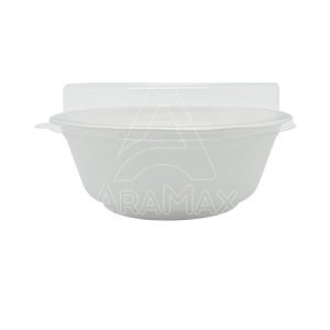 TAPA PET CÚPULA BOWL FIBRA 950ML 180X31MM 50 UNID 