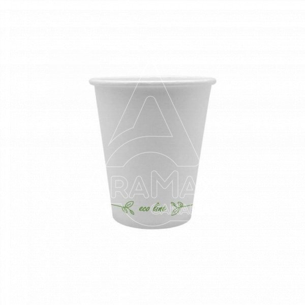 VASO CARTÓN BLANCO 4OZ  120ML D/62 ECO LINE 1000 U