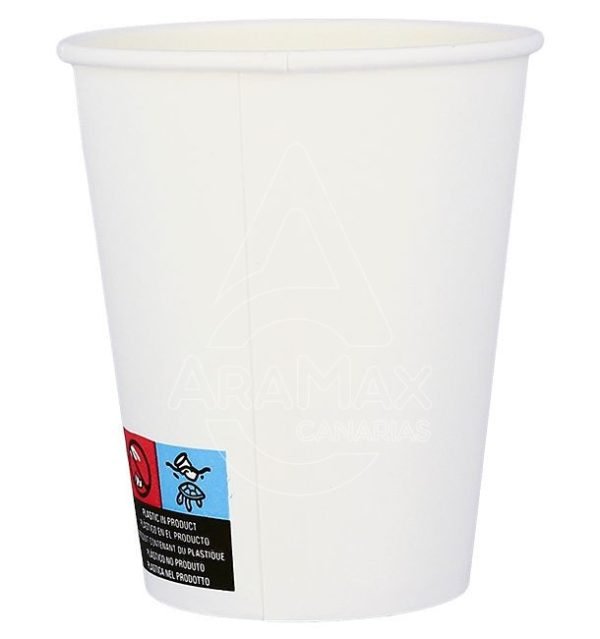 VASO CARTÓN BLANCO D/70  7OZ  200ML 500 UNID   C/1