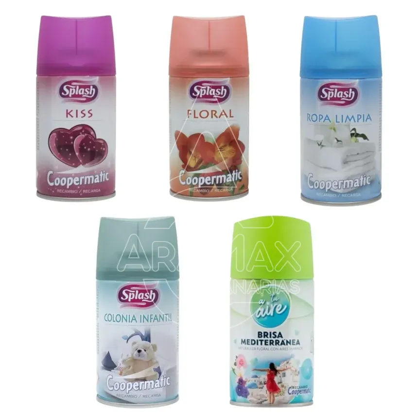 ambientadores recarga 335cc aromas variados profesional aromaterapia canarias