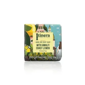 amenitie pastilla jabon solido manos cuerpo 100gr natural ecologico vegano limon costa amalfitana