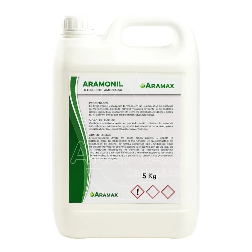 aramonil detergente amoniacal limpieza e higiene 5l